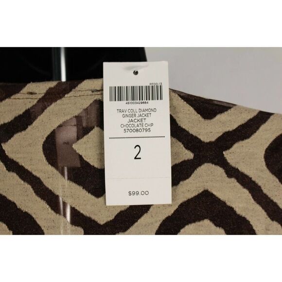 ladies CHICO'S Blouse size 2 - Picture 4 of 6